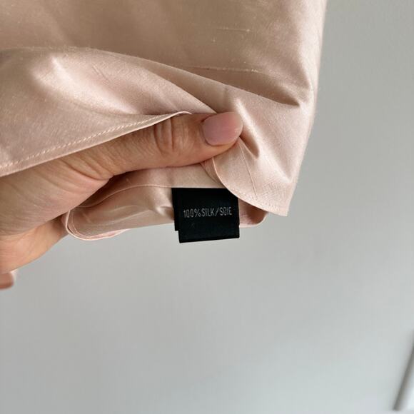 Lafayette 148 New York Silk Tank Top Blush Pink L - Picture 6 of 6